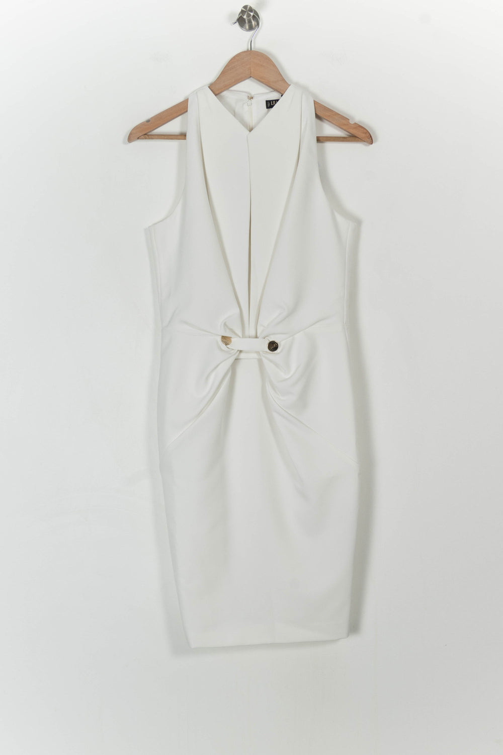 Robe Midi Blanche - Taille XL/42 de la marque Liu Jo | PARAD106517 - Vendu par Paradigme - Image 2