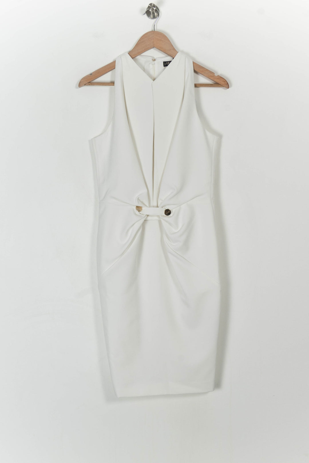 Robe Midi Blanche - Taille XL/42 de la marque Liu Jo | PARAD106517 - Vendu par Paradigme - Image 2