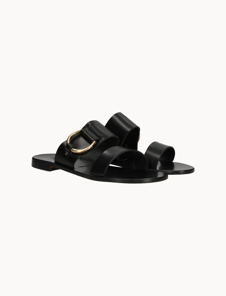 Sandales Noires - Taille M/38 de la marque Jules & Jenn | PARAD106518 - Vendu par Paradigme - Image 2