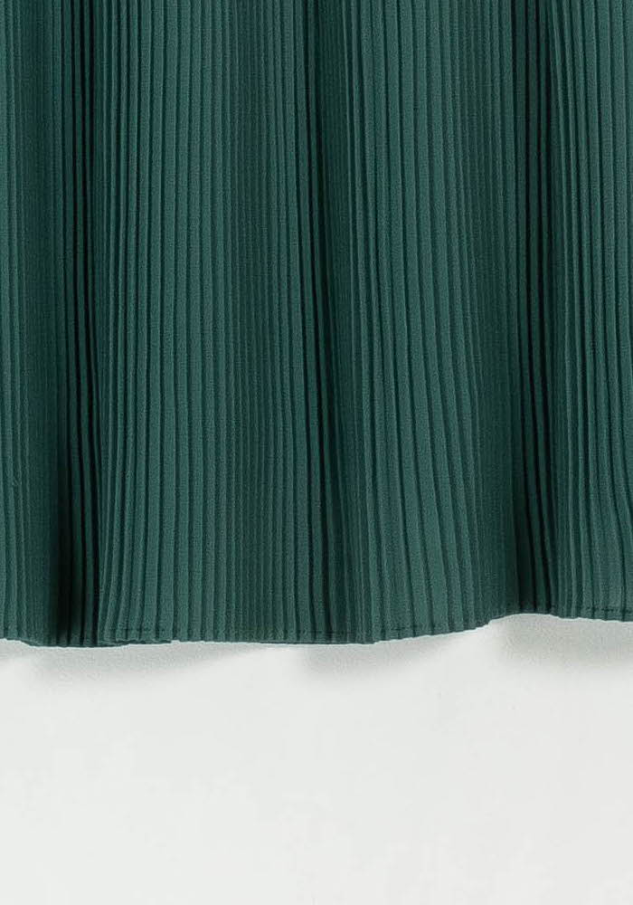 Jupe Plissée Verte - Taille M/38 de la marque Samsoe Samsoe | PARAD106530 - Vendu par Paradigme - Image 3