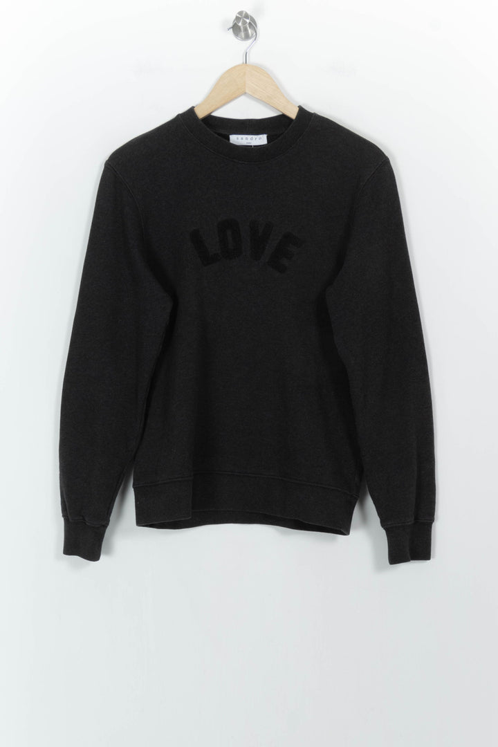 Sweatshirt Gris - Taille S/36 de la marque Sandro | PARAD106531 - Vendu par Paradigme - Image 2