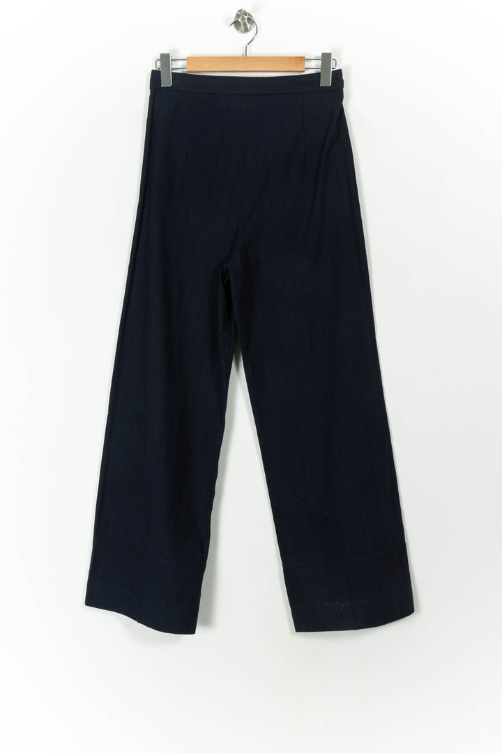 Pantalon Large Bleu - Taille L/40 de la marque Vanessa Bruno | PARAD106545 - Vendu par Paradigme - Image 4