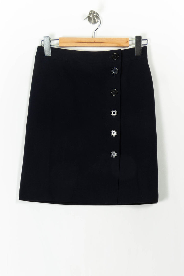 Jupe Courte Bleue - Taille S/36 de la marque Caroll | PARAD106550 - Vendu par Paradigme - Image 2