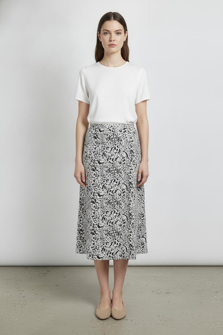 Jupe Longue Blanche et Noire - Taille S/36 de la marque IKKS | PARAD106551 - Vendu par Paradigme - Image 1