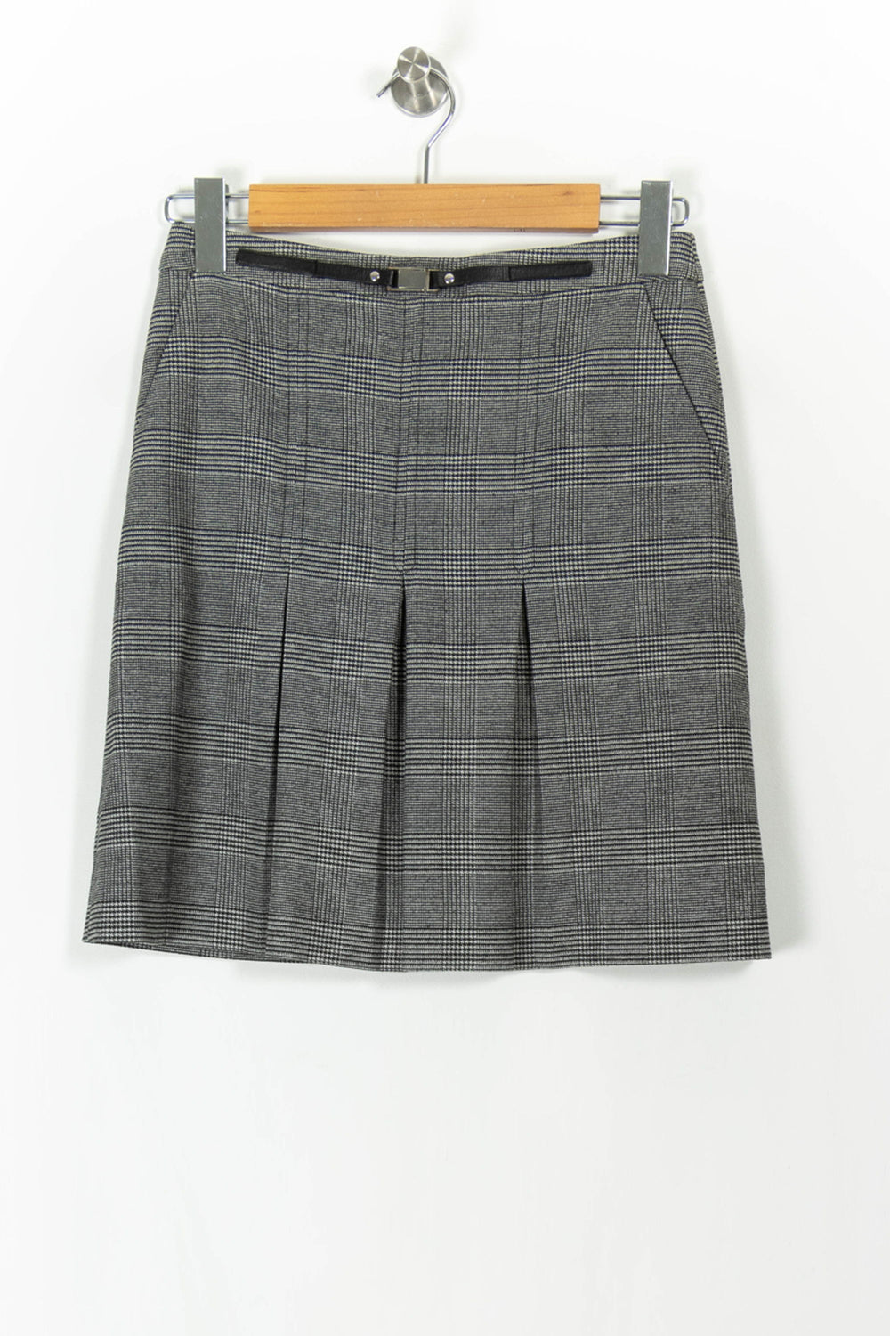 Jupe Plissée Grise - Taille S/36 de la marque Caroll | PARAD106555 - Vendu par Paradigme - Image 2
