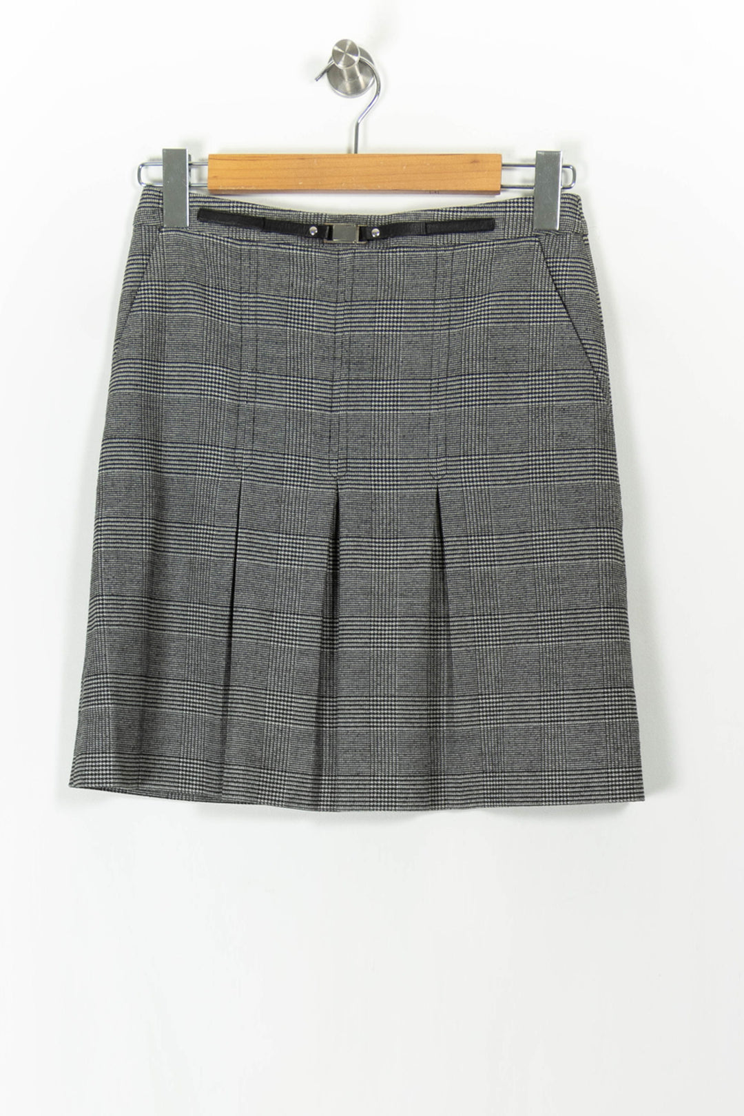 Jupe Plissée Grise - Taille S/36 de la marque Caroll | PARAD106555 - Vendu par Paradigme - Image 2