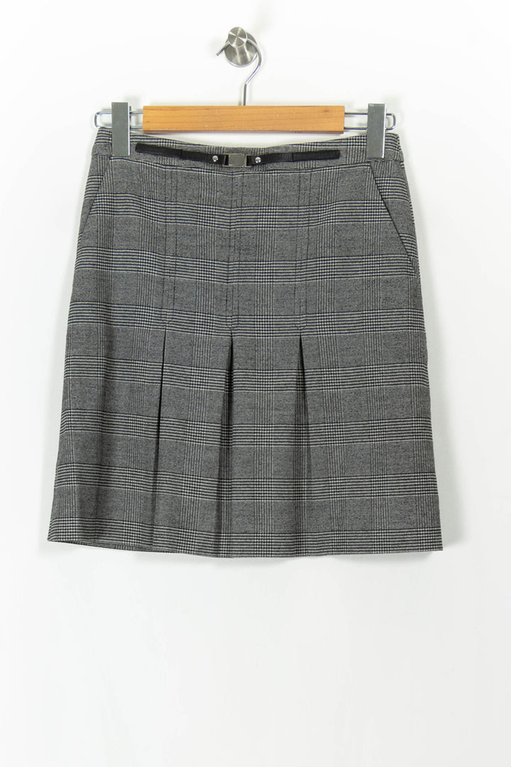 Jupe Plissée Grise - Taille S/36 de la marque Caroll | PARAD106555 - Vendu par Paradigme - Image 2