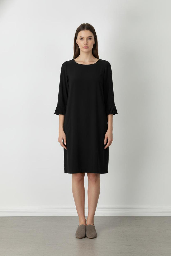Robe Droite Noire - Taille M/38 de la marque Indies | PARAD106557 - Vendu par Paradigme - Image 1