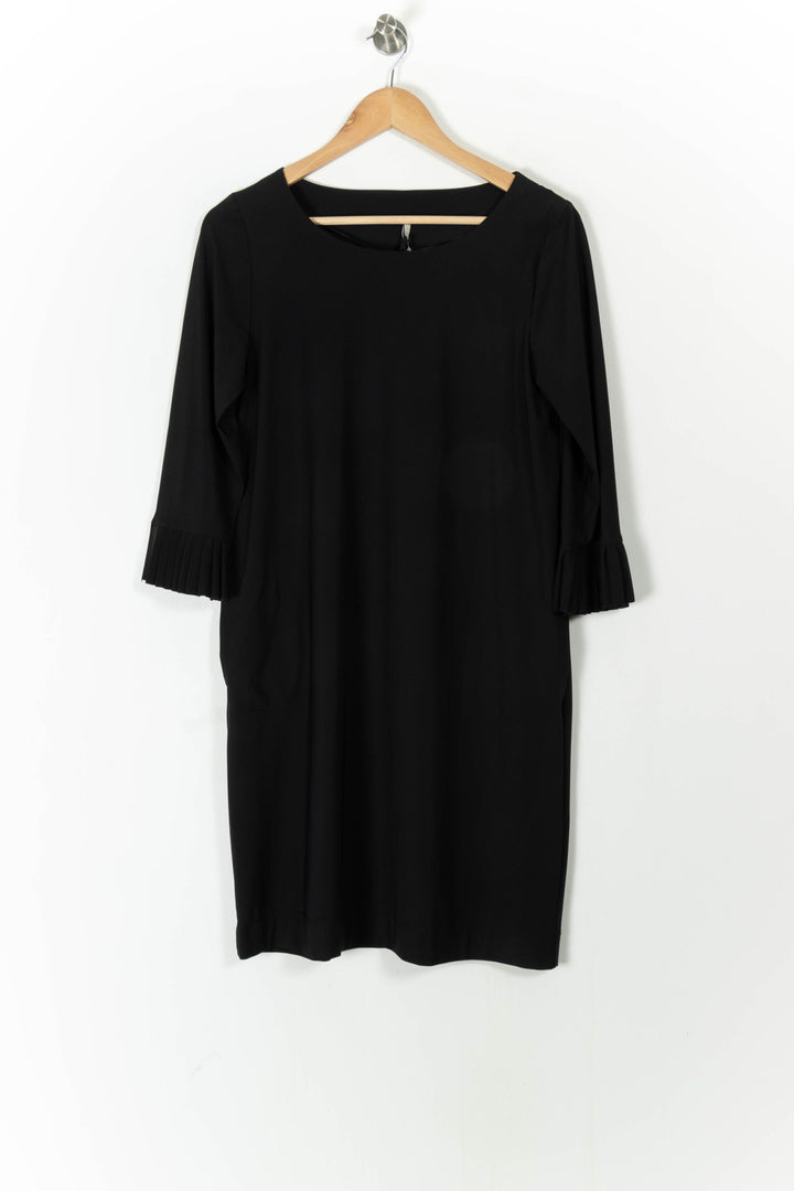 Robe Droite Noire - Taille M/38 de la marque Indies | PARAD106557 - Vendu par Paradigme - Image 2