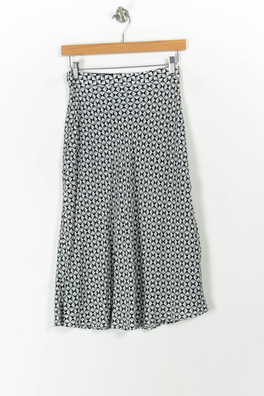 Jupe Midi Grise et Noire - Taille M/38 de la marque IKKS | PARAD106558 - Vendu par Paradigme - Image 4