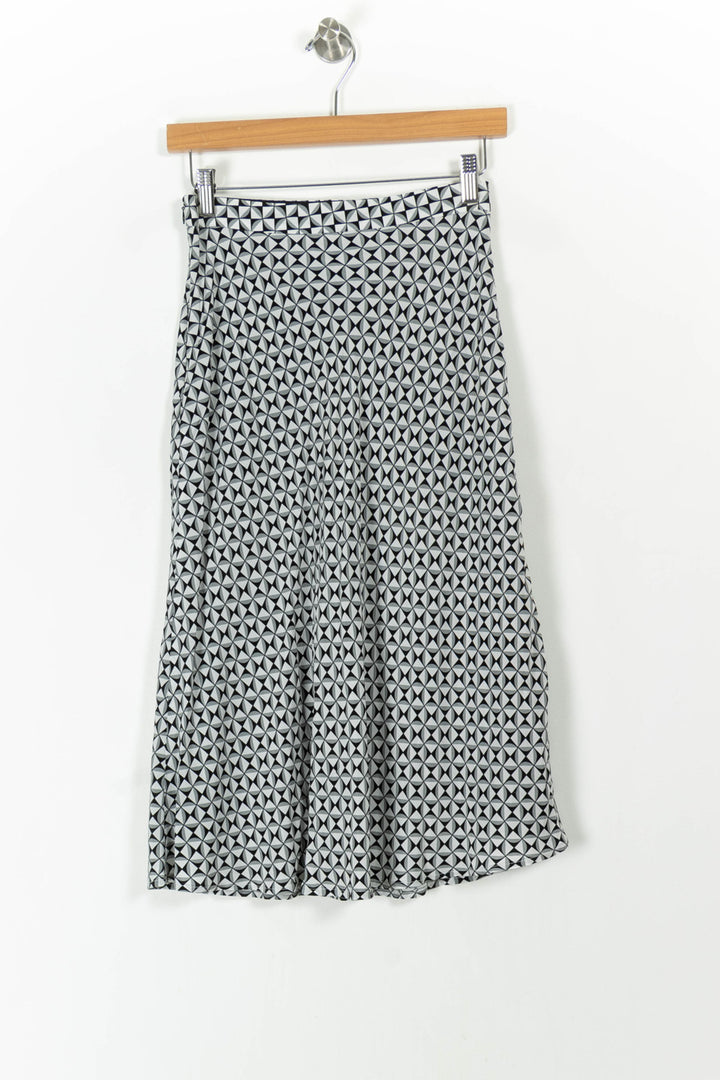 Jupe Midi Grise et Noire - Taille M/38 de la marque IKKS | PARAD106558 - Vendu par Paradigme - Image 4