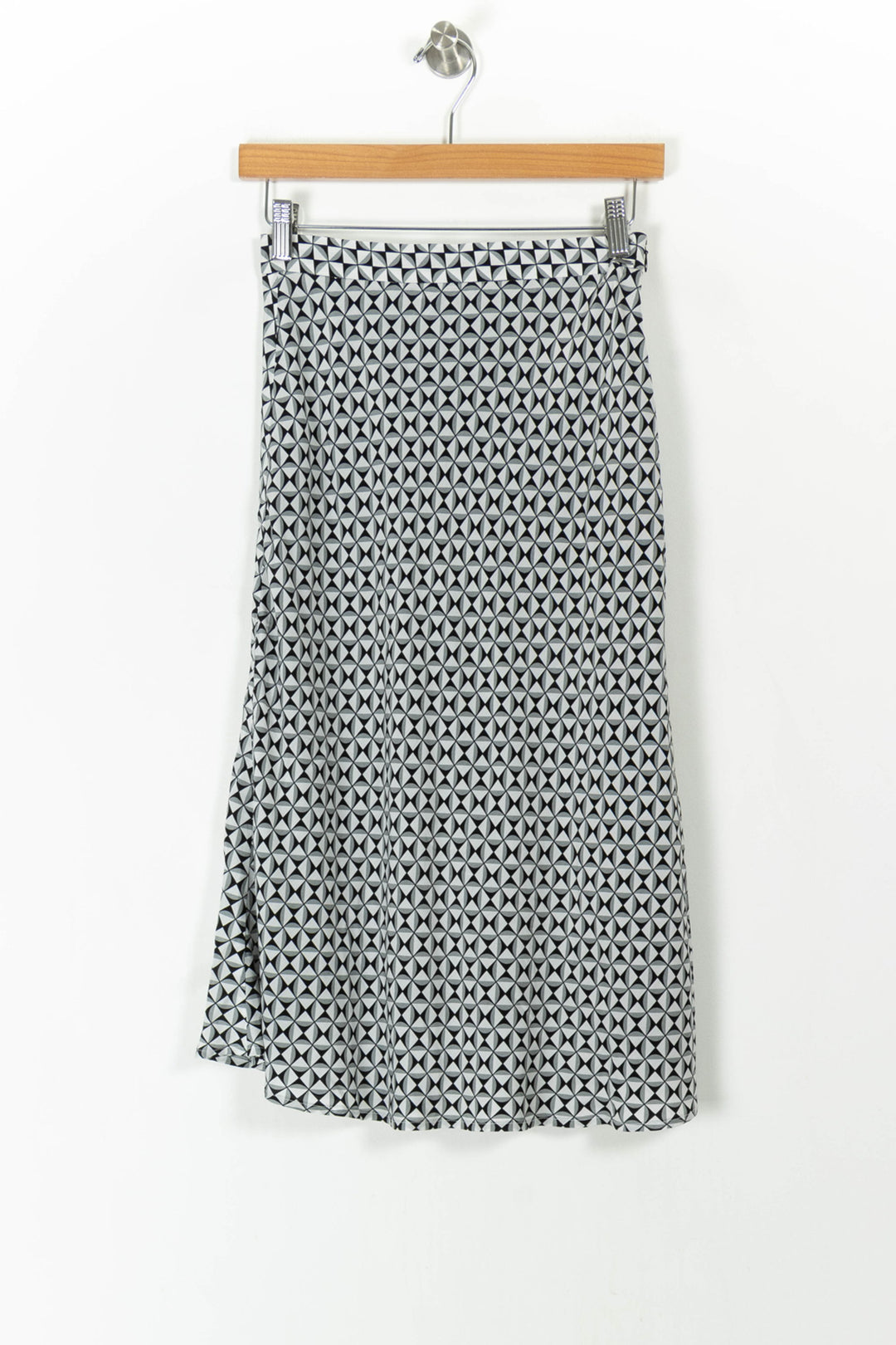 Jupe Midi Grise et Noire - Taille M/38 de la marque IKKS | PARAD106558 - Vendu par Paradigme - Image 2