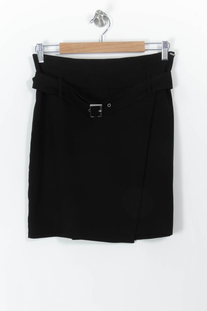 Jupe Portefeuille Noire - Taille L/40 de la marque IKKS | PARAD106560 - Vendu par Paradigme - Image 2