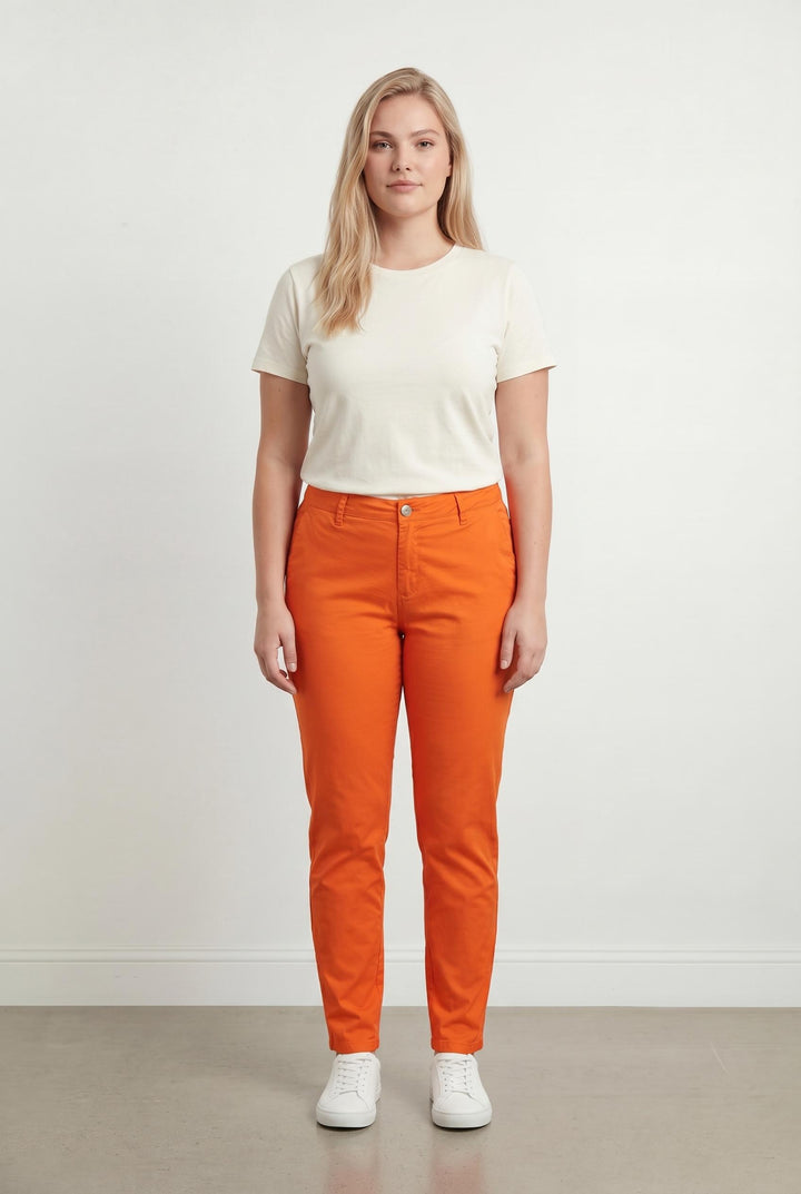 Pantalon Orange - Taille XL/42 de la marque Indies | PARAD106563 - Vendu par Paradigme - Image 1