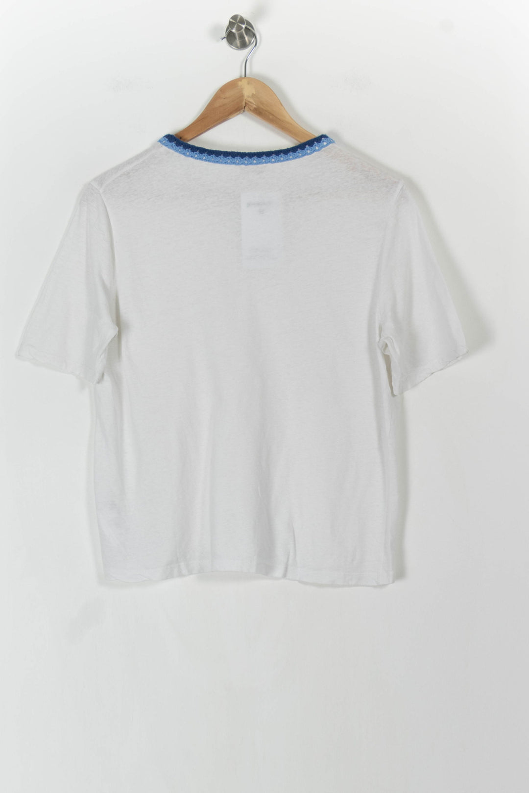 Tee-shirt Blanc et Bleu - Taille S/36 de la marque Pablo | PARAD106565 - Vendu par Paradigme - Image 4