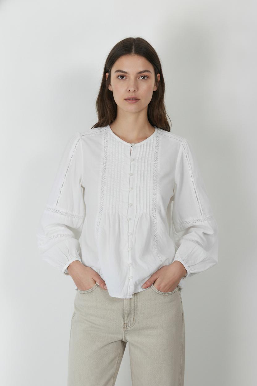 Blouse Blanche - Taille S/36 de la marque Levi's | PARAD106567 - Vendu par Paradigme - Image 1