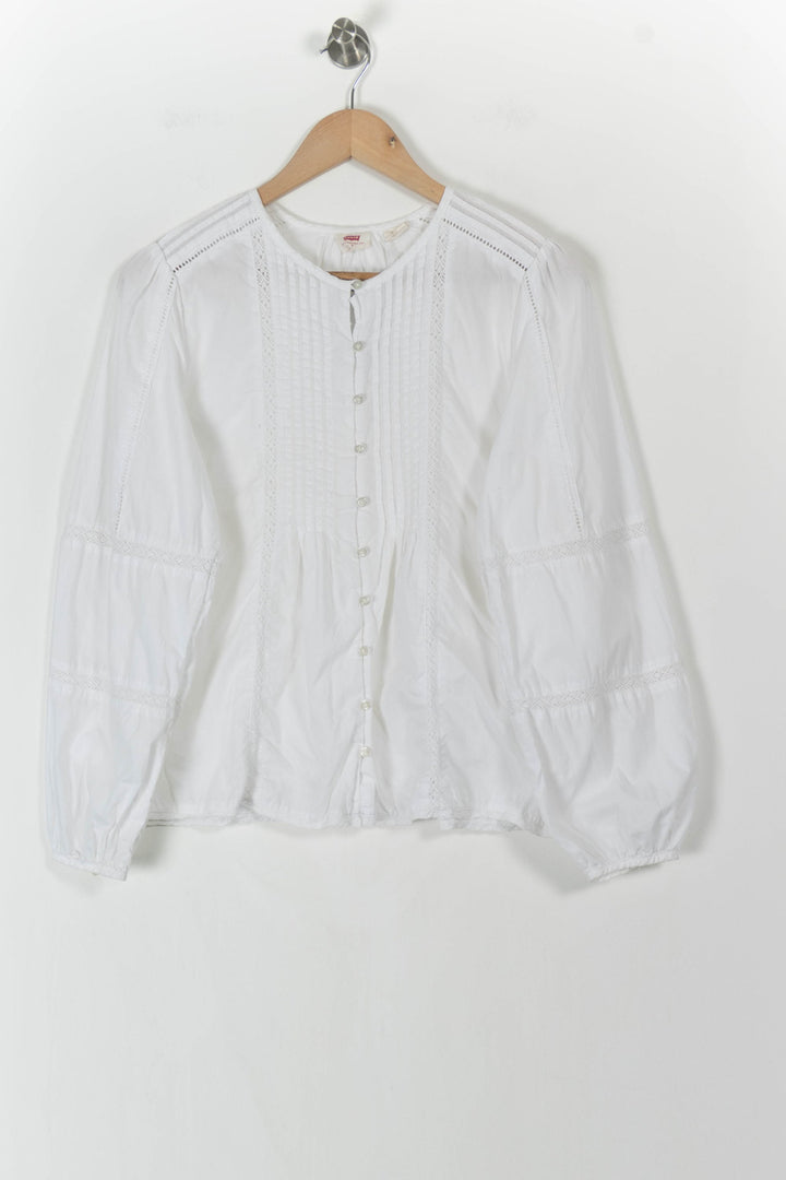 Blouse Blanche - Taille S/36 de la marque Levi's | PARAD106567 - Vendu par Paradigme - Image 2