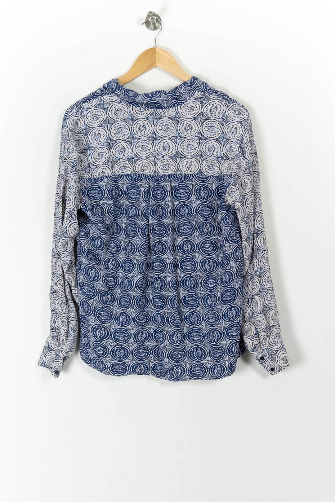 Chemise Bleu et Blanche - Taille S/36 de la marque Claudie Pierlot | PARAD106568 - Vendu par Paradigme - Image 4