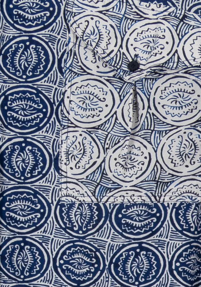 Chemise Bleu et Blanche - Taille S/36 de la marque Claudie Pierlot | PARAD106568 - Vendu par Paradigme - Image 3