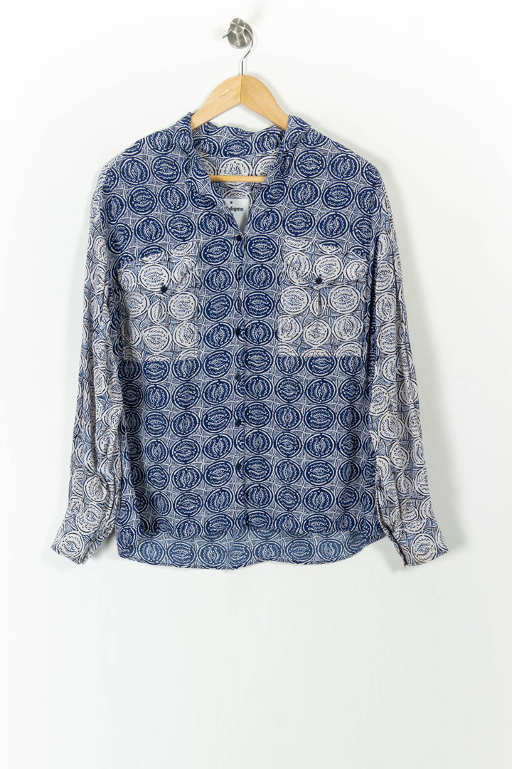 Chemise Bleu et Blanche - Taille S/36 de la marque Claudie Pierlot | PARAD106568 - Vendu par Paradigme - Image 2