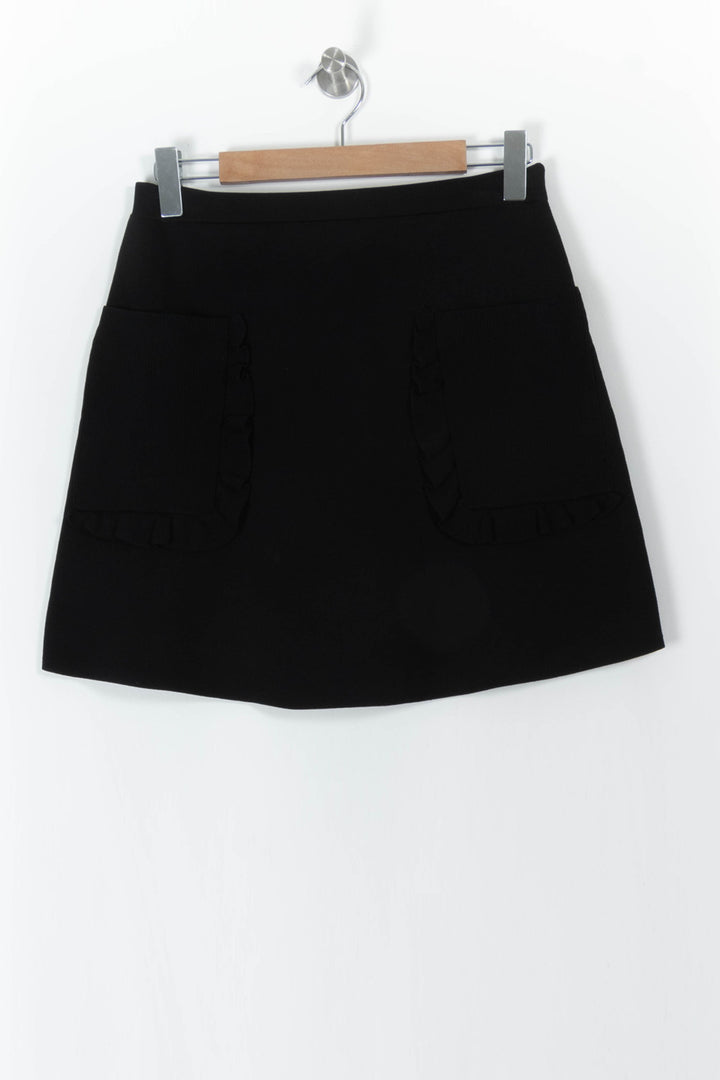 Jupe Courte Noire - Taille L/40 de la marque Sandro | PARAD106574 - Vendu par Paradigme - Image 2