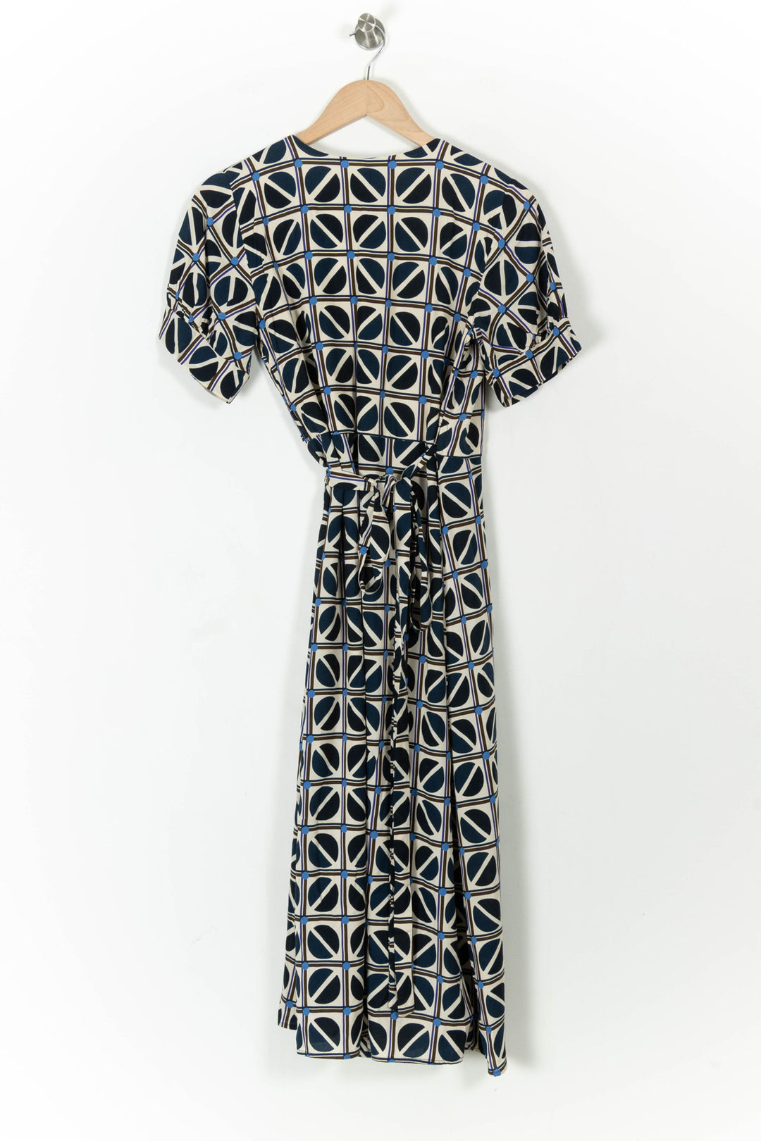 Robe Longue Bleu et Beige - Taille S/36 de la marque La Fée Maraboutée | PARAD106576 - Vendu par Paradigme - Image 4