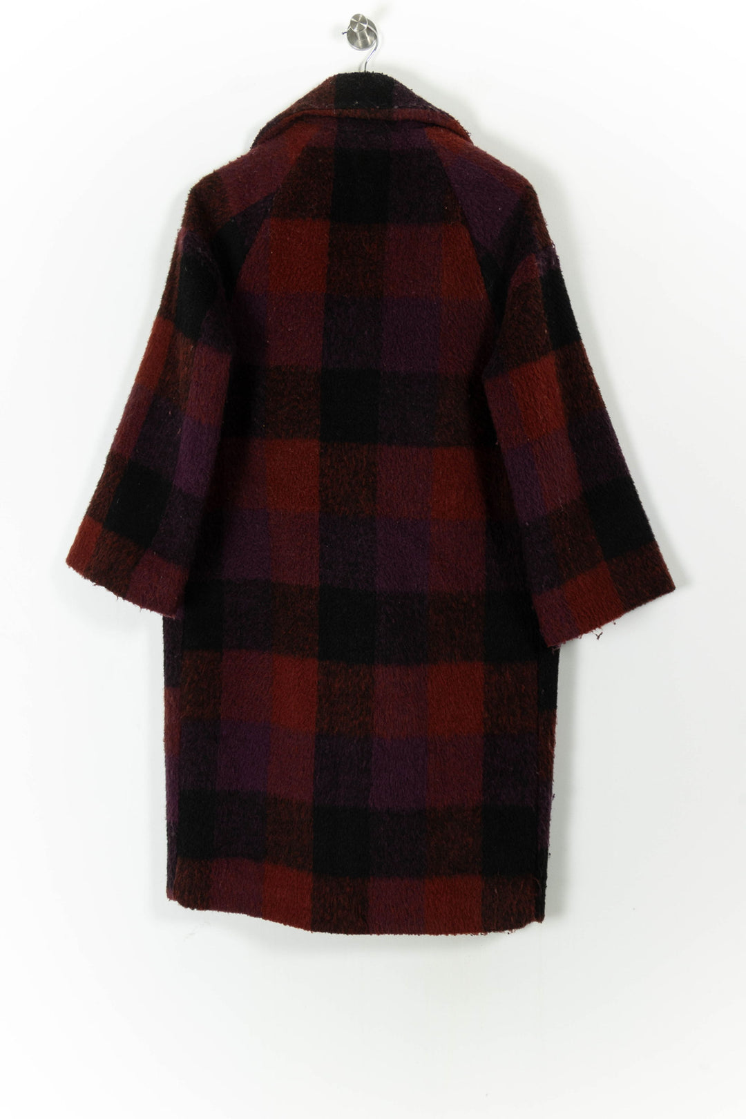 Manteau Épais Rouge et Noir - Taille M/38 de la marque La Fée Maraboutée | PARAD106577 - Vendu par Paradigme - Image 4