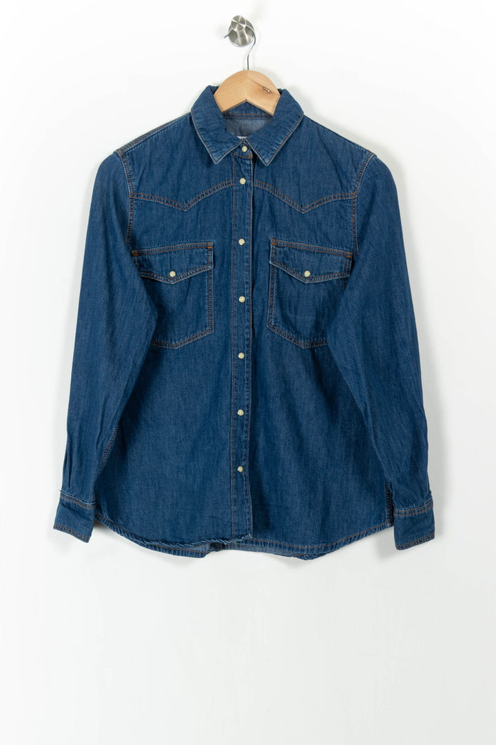Chemise en Jean Bleue - Taille S/36 de la marque Galeries Lafayette | PARAD106585 - Vendu par Paradigme - Image 2