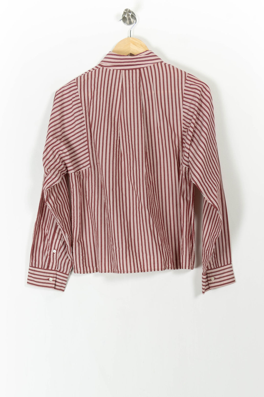 Chemise Rayée Blanche et Rouge - Taille XS/34 de la marque Balzac Paris | PARAD106587 - Vendu par Paradigme - Image 4