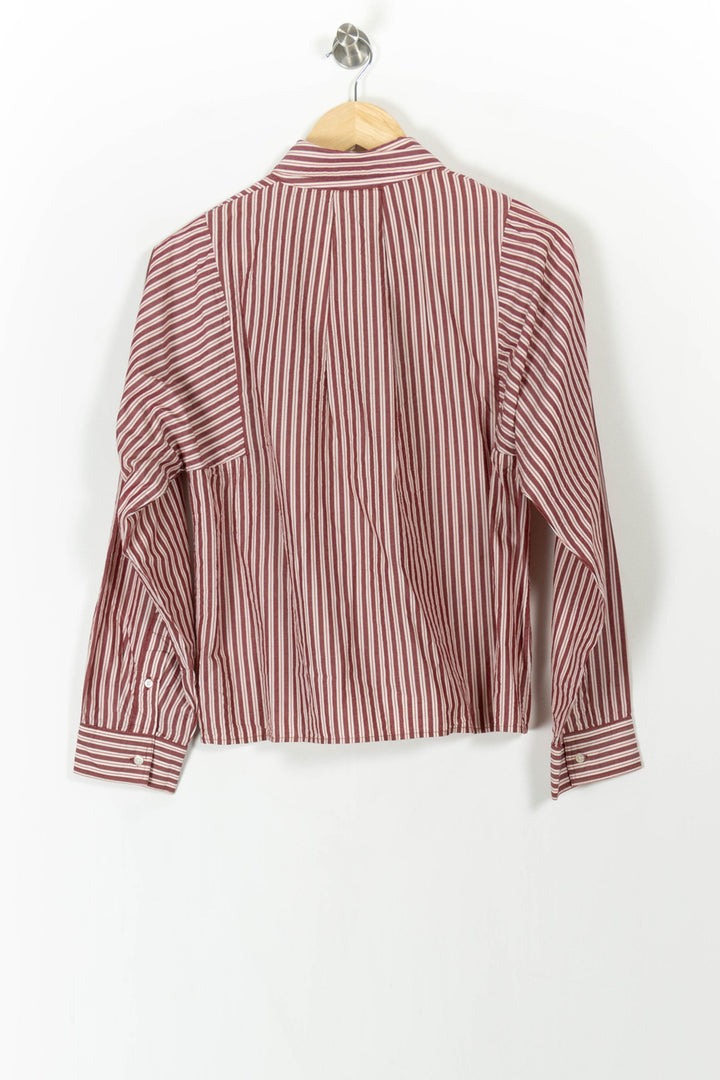 Chemise Rayée Blanche et Rouge - Taille XS/34 de la marque Balzac Paris | PARAD106587 - Vendu par Paradigme - Image 4