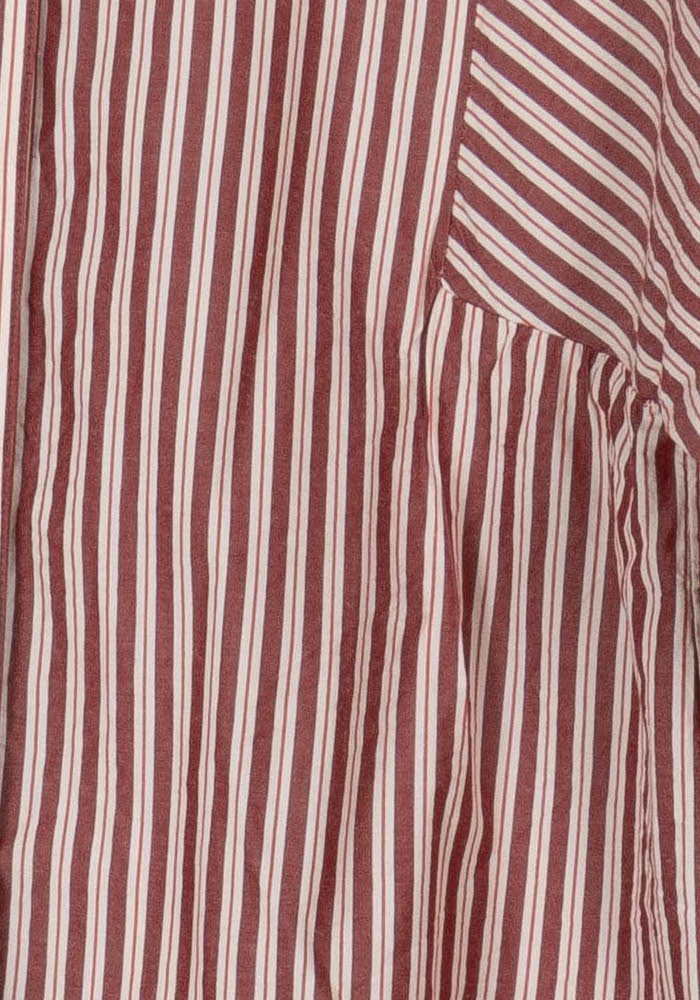 Chemise Rayée Blanche et Rouge - Taille XS/34 de la marque Balzac Paris | PARAD106587 - Vendu par Paradigme - Image 3