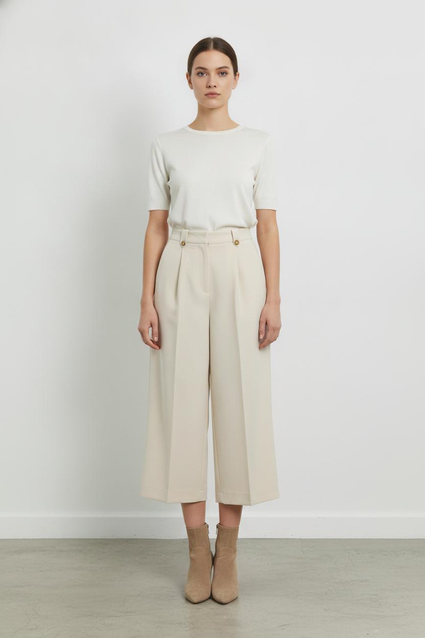 Pantalon Large Beige - Taille M/38 de la marque Grace & Mila | PARAD106591 - Vendu par Paradigme - Image 1