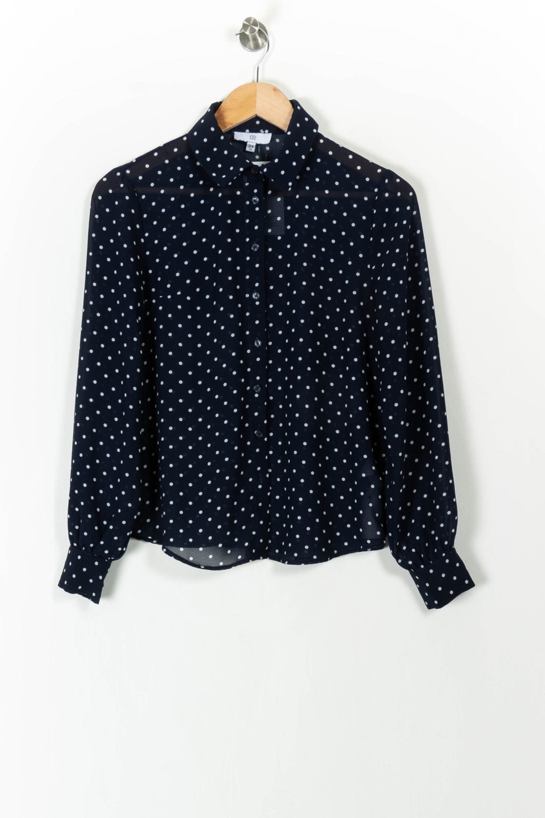 Chemise Bleu et Blanche - Taille XS/34 de la marque La Redoute Collections | PARAD106595 - Vendu par Paradigme - Image 2