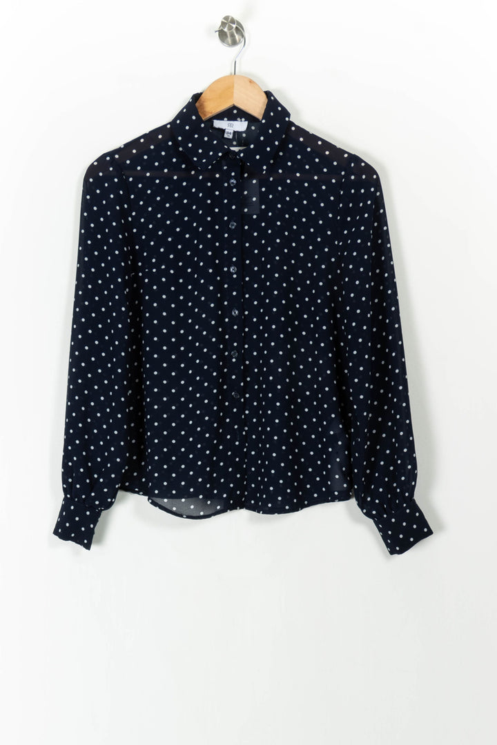 Chemise Bleu et Blanche - Taille XS/34 de la marque La Redoute Collections | PARAD106595 - Vendu par Paradigme - Image 2
