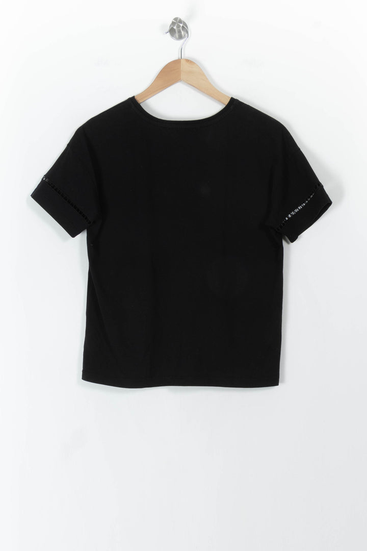 Tee-shirt Noir - Taille S/36 de la marque La Fée Maraboutée | PARAD106602 - Vendu par Paradigme - Image 4