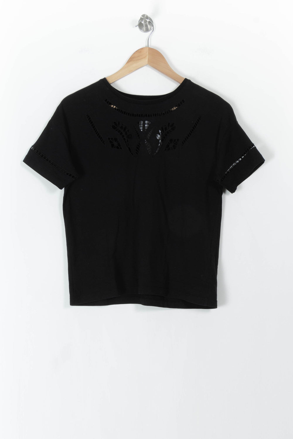 Tee-shirt Noir - Taille S/36 de la marque La Fée Maraboutée | PARAD106602 - Vendu par Paradigme - Image 2