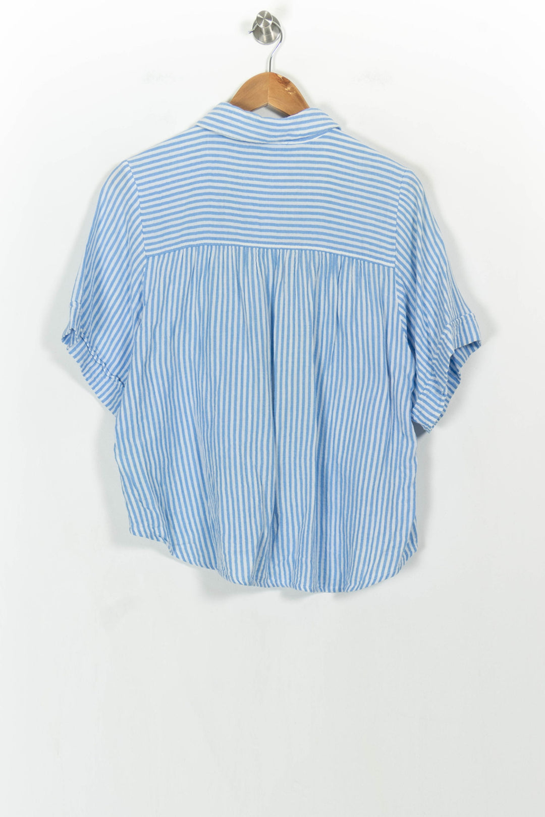 Chemise à Rayures Bleue et Blanche - Taille L/40 de la marque Grace & Mila | PARAD106608 - Vendu par Paradigme - Image 4
