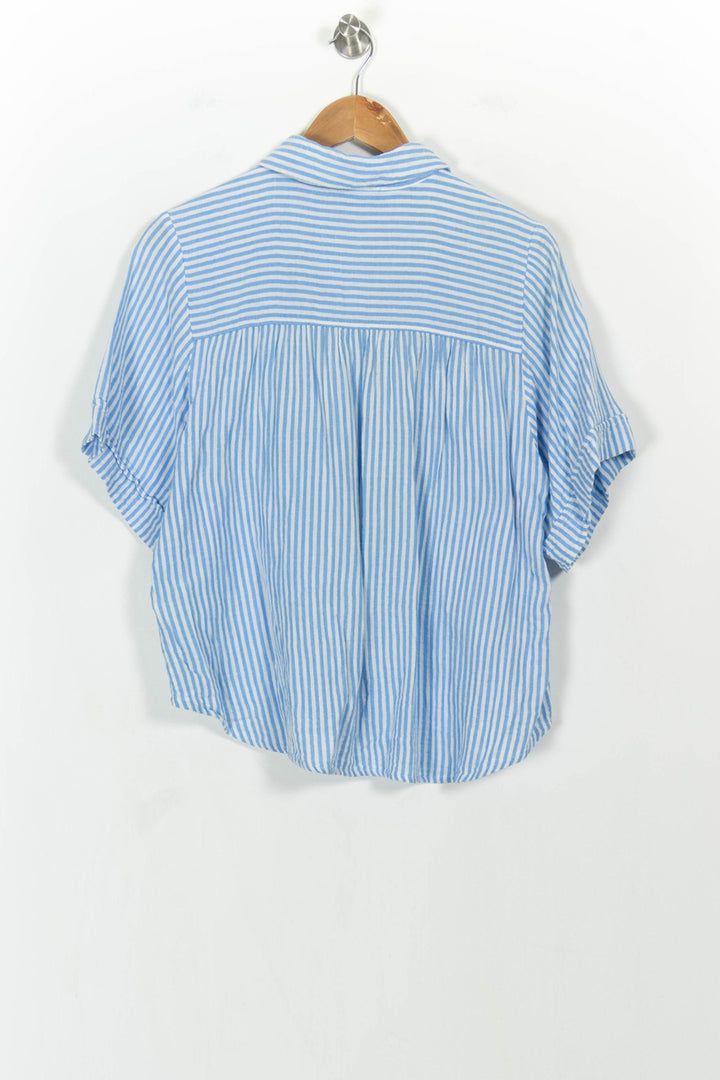 Chemise à Rayures Bleue et Blanche - Taille L/40 de la marque Grace & Mila | PARAD106608 - Vendu par Paradigme - Image 4