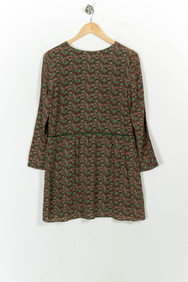 Robe Verte et Rouge - Taille S/36 de la marque Soi Paris | PARAD106616 - Vendu par Paradigme - Image 4