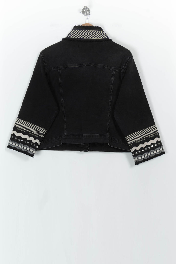 Veste Noire et Blanche - Taille XXXL/46 de la marque Indies | PARAD106619 - Vendu par Paradigme - Image 4