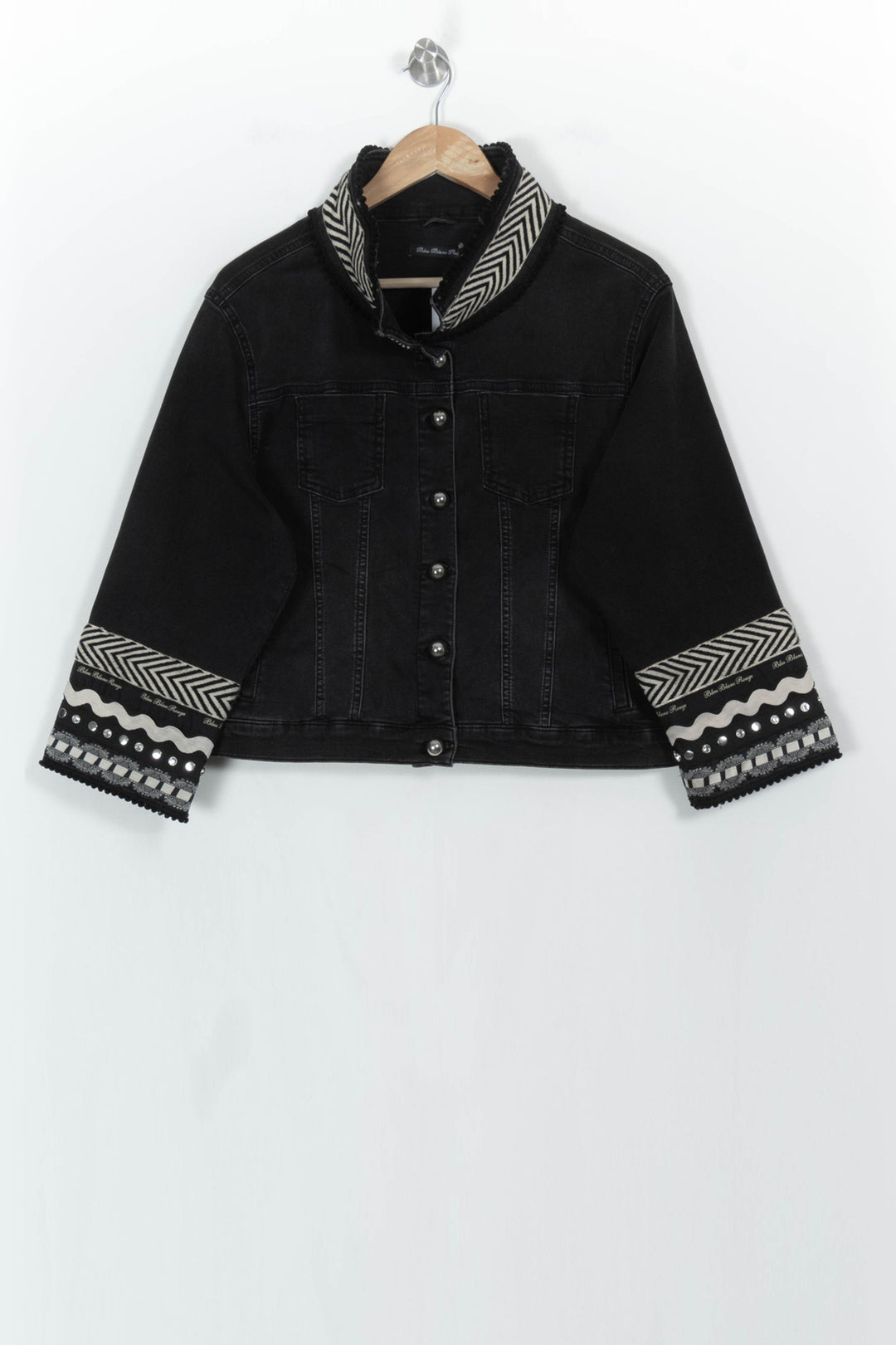 Veste Noire et Blanche - Taille XXXL/46 de la marque Indies | PARAD106619 - Vendu par Paradigme - Image 2