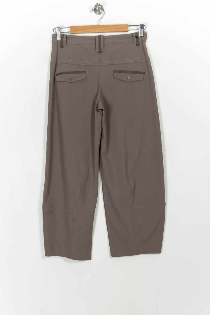 Pantalon Large Marron - Taille S/36 de la marque Indies | PARAD106620 - Vendu par Paradigme - Image 4