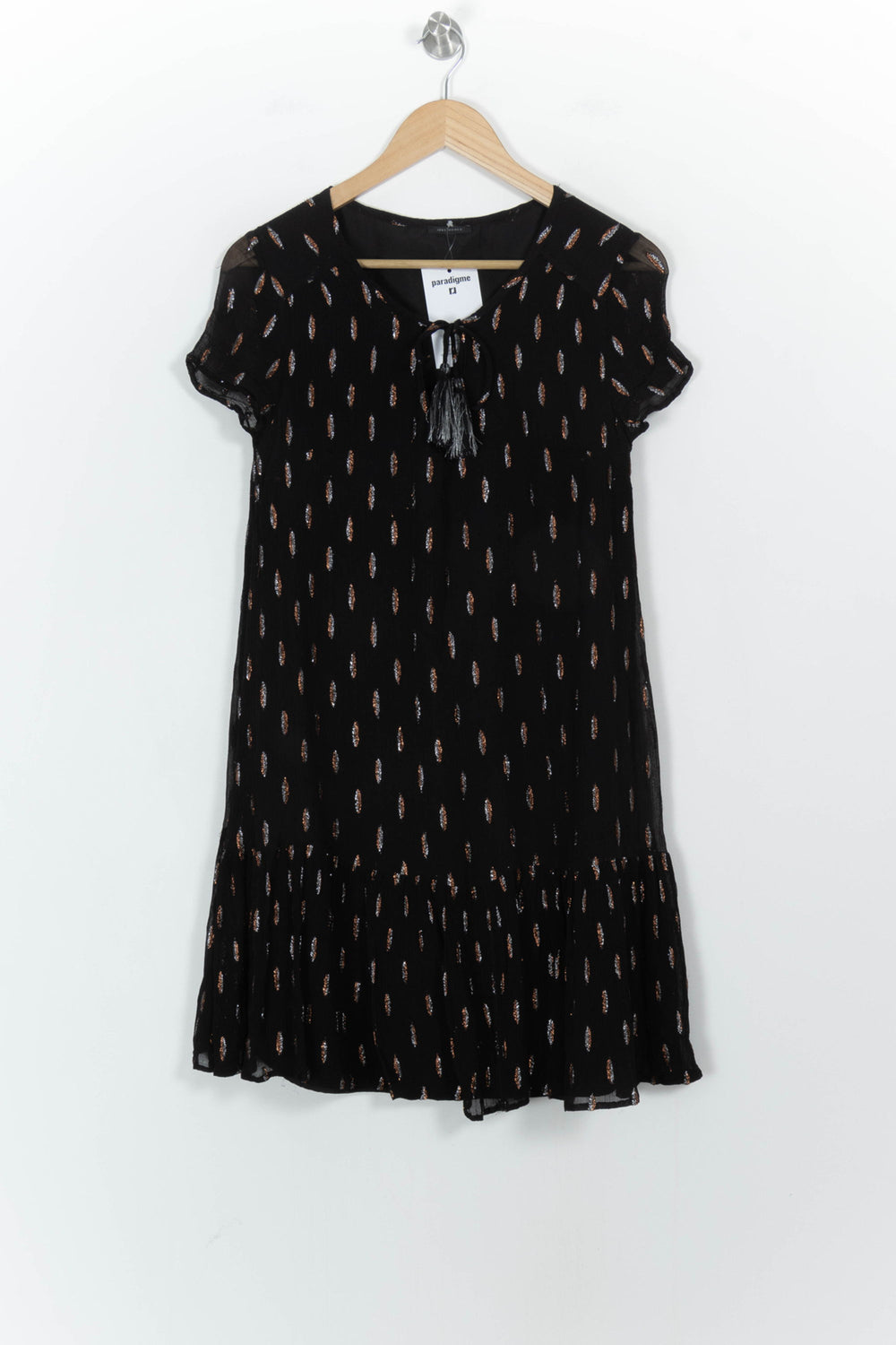 Robe Noire - Taille M/38 de la marque IKKS | PARAD106621 - Vendu par Paradigme - Image 2