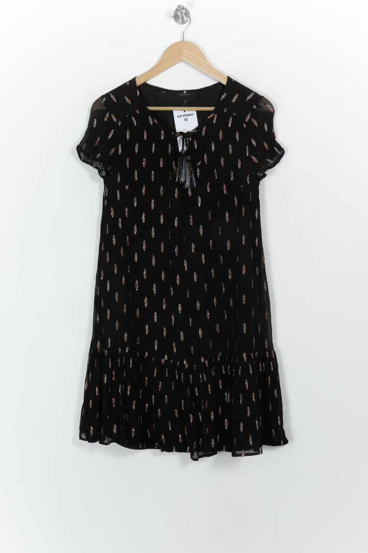 Robe Noire - Taille M/38 de la marque IKKS | PARAD106621 - Vendu par Paradigme - Image 2