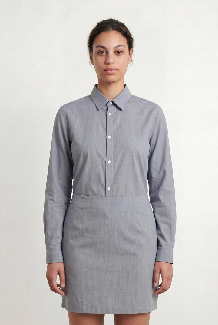 Chemise Grise - Taille L/40 de la marque Ines de la Fressange Paris | PARAD106622 - Vendu par Paradigme - Image 1