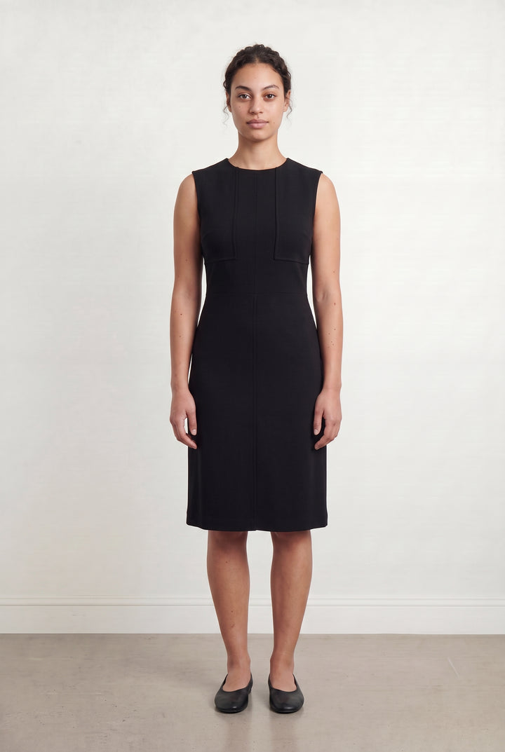 Robe Sans Manches Noire - Taille L/40 de la marque Tara Jarmon | PARAD106623 - Vendu par Paradigme - Image 1