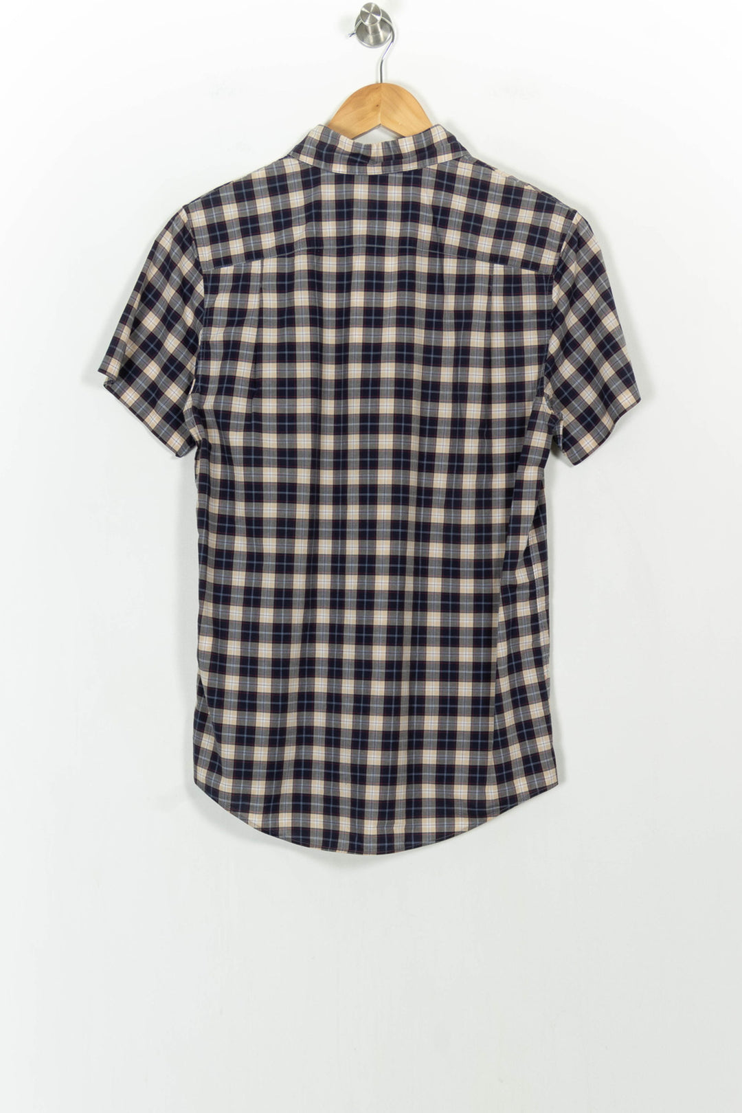 Chemise à Carreaux Bleu et Beige - Taille XS/34 de la marque A.P.C. | PARAD106625 - Vendu par Paradigme - Image 4