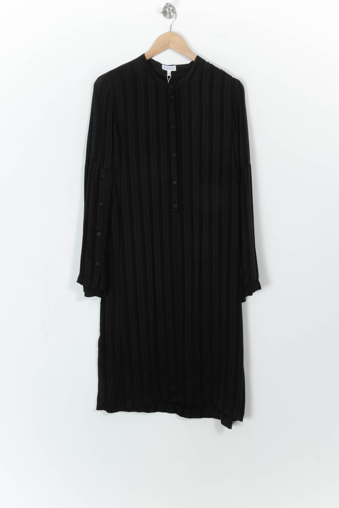 Robe Chemise Noire - Taille M/38 de la marque Claudie Pierlot | PARAD106627 - Vendu par Paradigme - Image 2