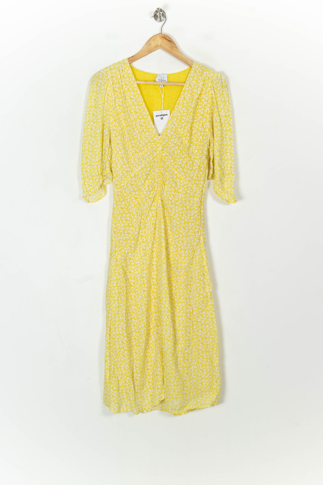 Robe Jaune et Blanche - Taille S/36 de la marque Petite Mendigote | PARAD106629 - Vendu par Paradigme - Image 2