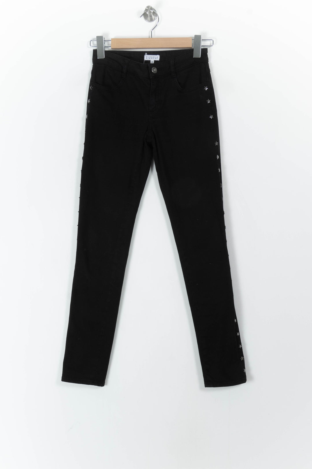 Jean Noir - Taille XS/34 de la marque Claudie Pierlot | PARAD106631 - Vendu par Paradigme - Image 2